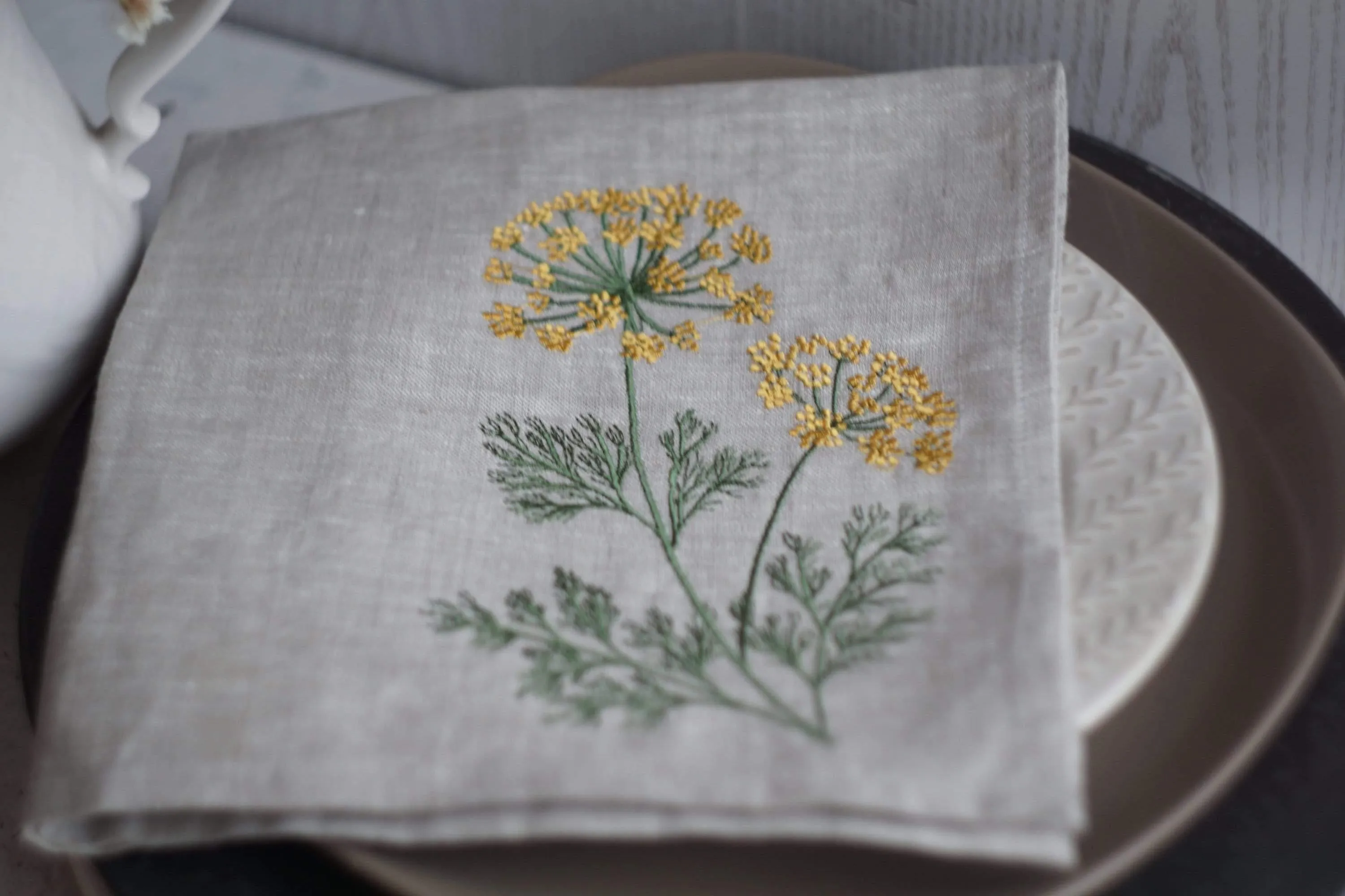 #074 | Dill | Linen napkins