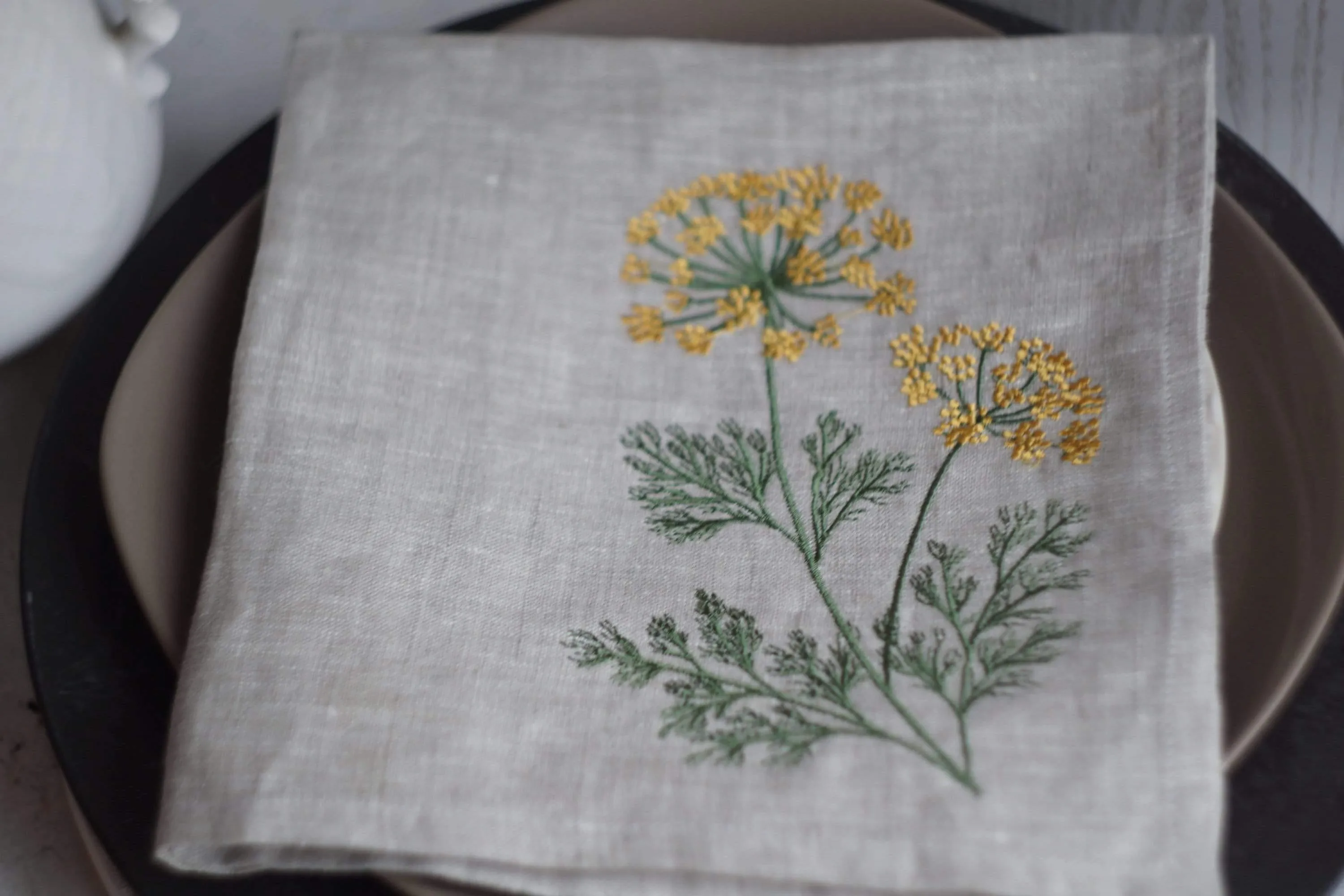 #074 | Dill | Linen napkins