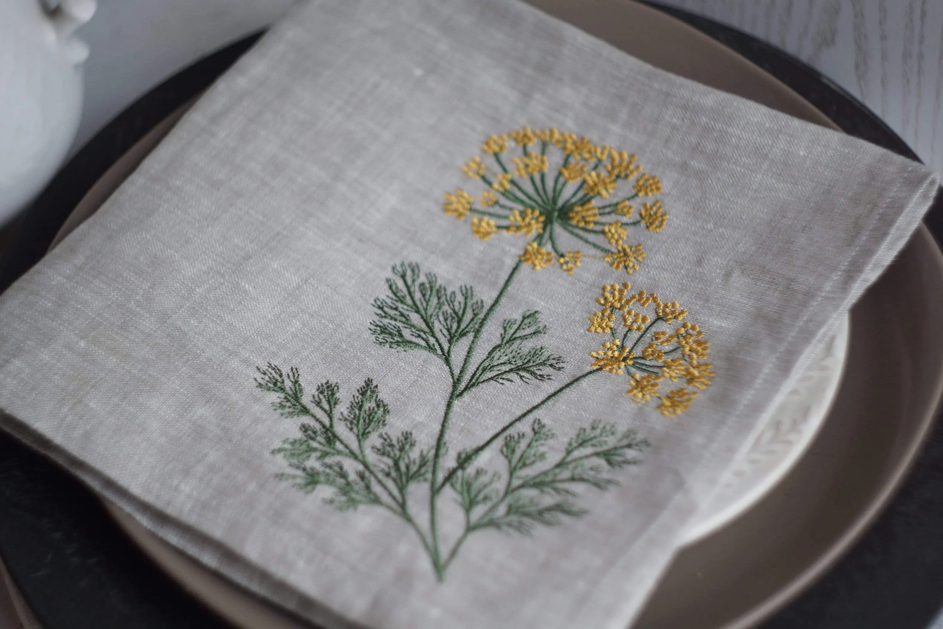 #074 | Dill | Linen napkins