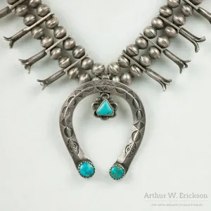 1930s Squash Blossom Necklace