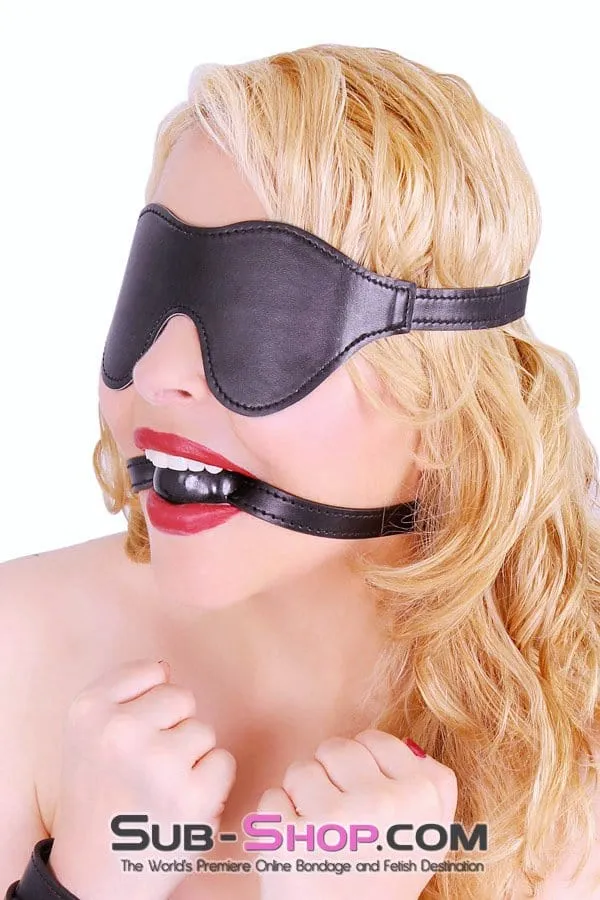 3476LT      Bondage Blinders Velcro Closure Blindfold - MEGA Deal