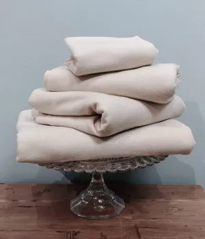 5 Yards of European Cream  Natural Wool Cloth