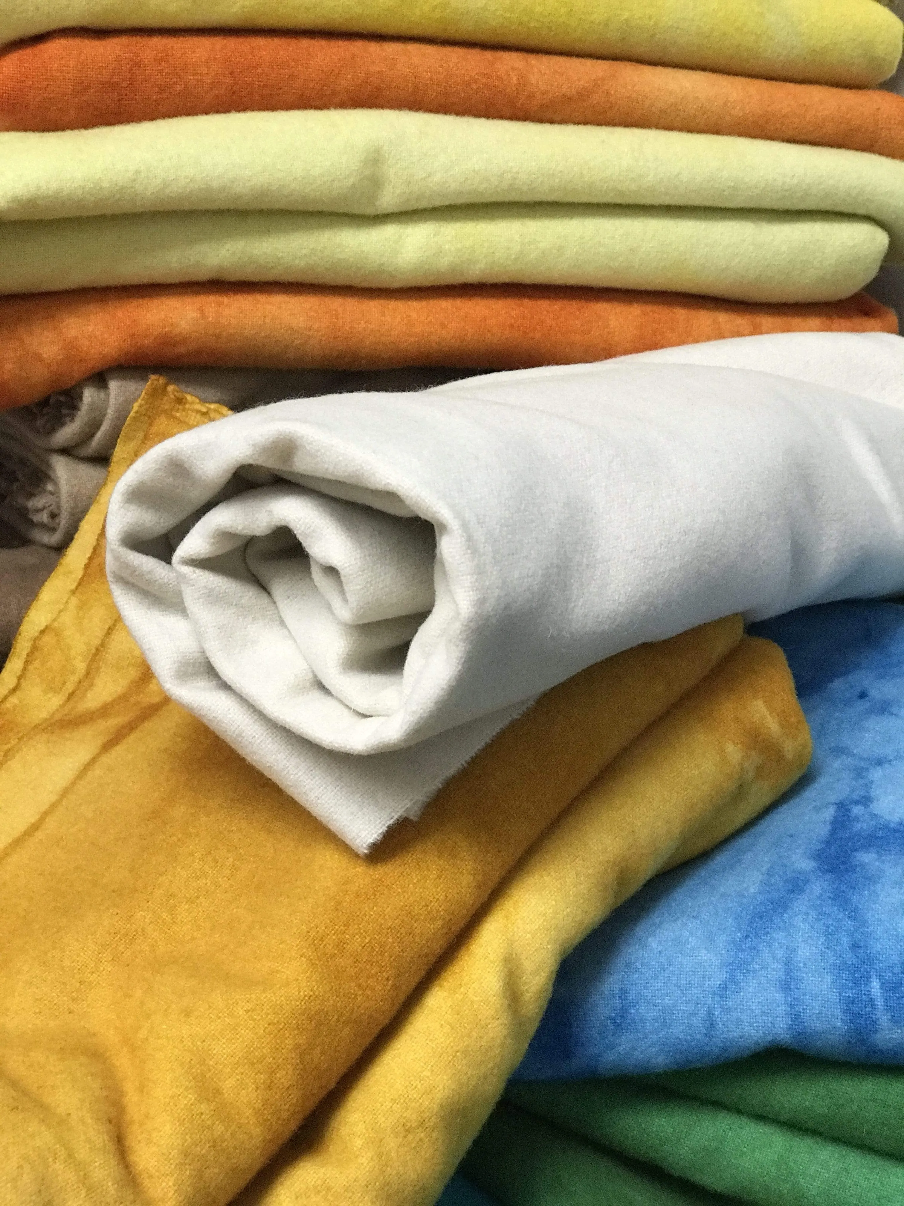 5 Yards of European Cream  Natural Wool Cloth