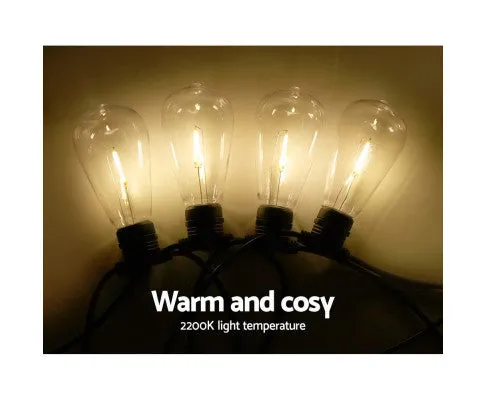 60PCS LED Festoon String Lights Wedding Christmas Outdoor