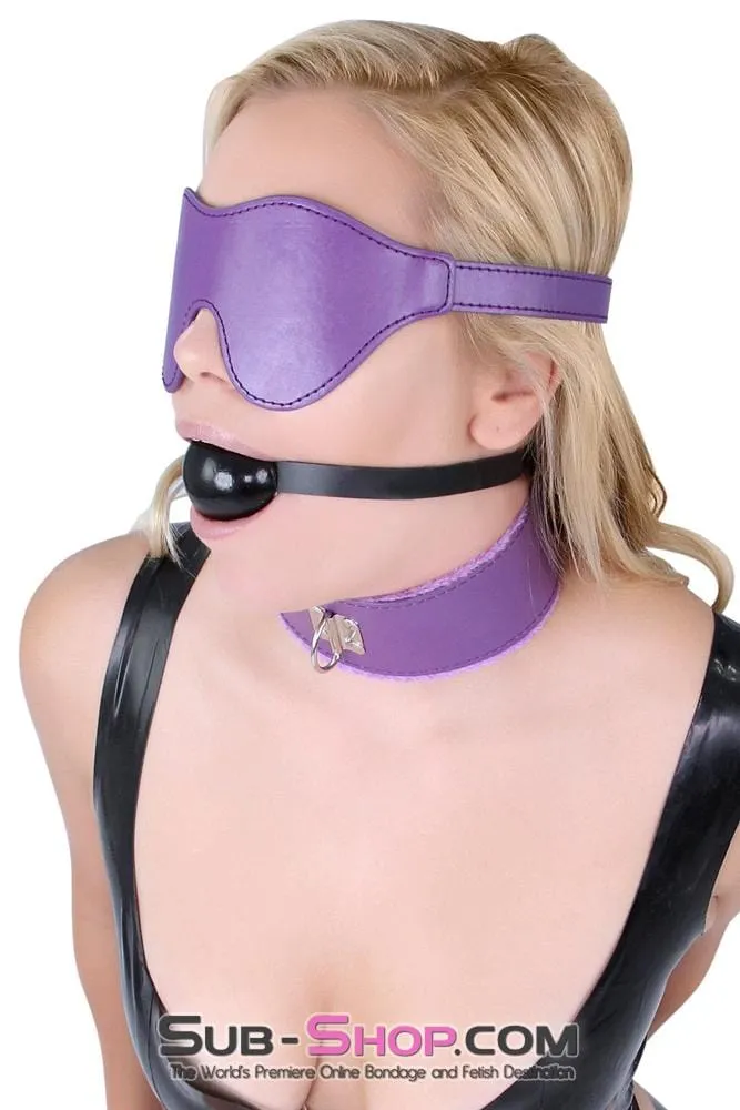 6778MQ      Purple Seduction Lover's Mask Velcro Blindfold - LAST CHANCE - Final Closeout!