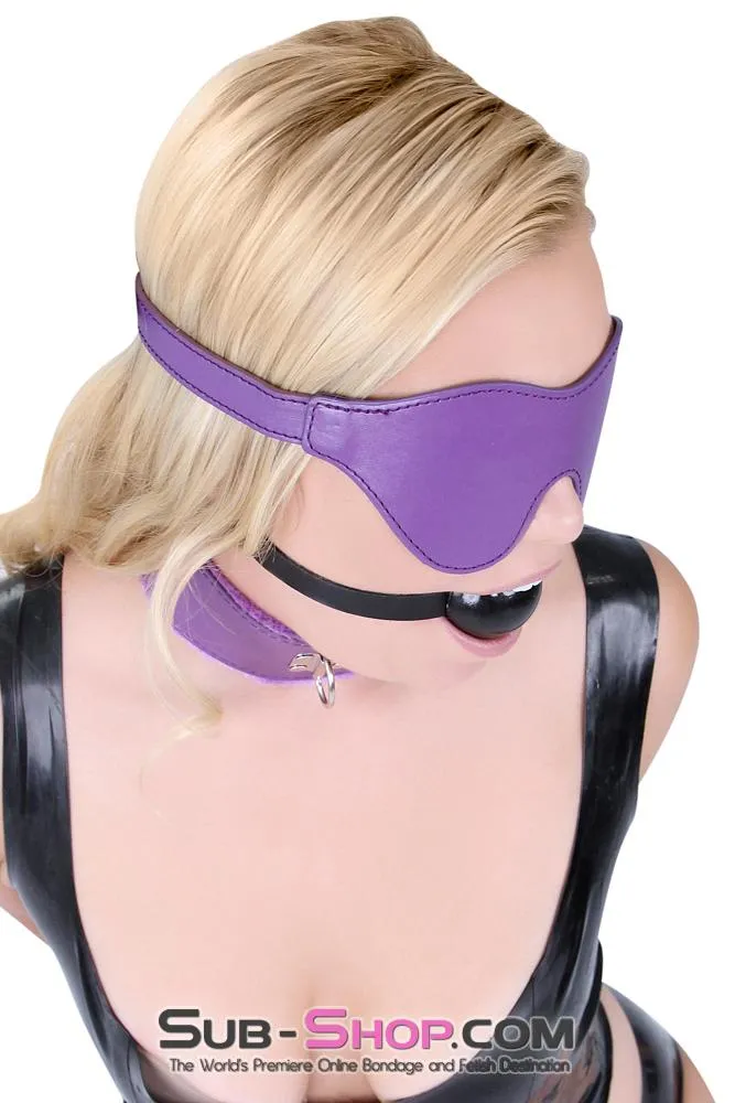 6778MQ      Purple Seduction Lover's Mask Velcro Blindfold - LAST CHANCE - Final Closeout!