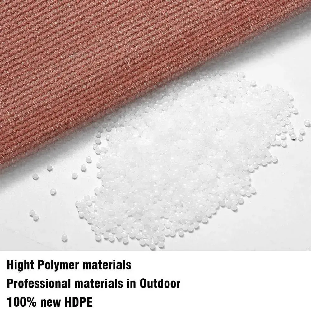 6'x'8' Rectangle Patio Sun Shade Sail（Red Color）