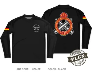 758th Support Maintenance Company Core Men's LS Flex Performance Tee - 6PAc5E