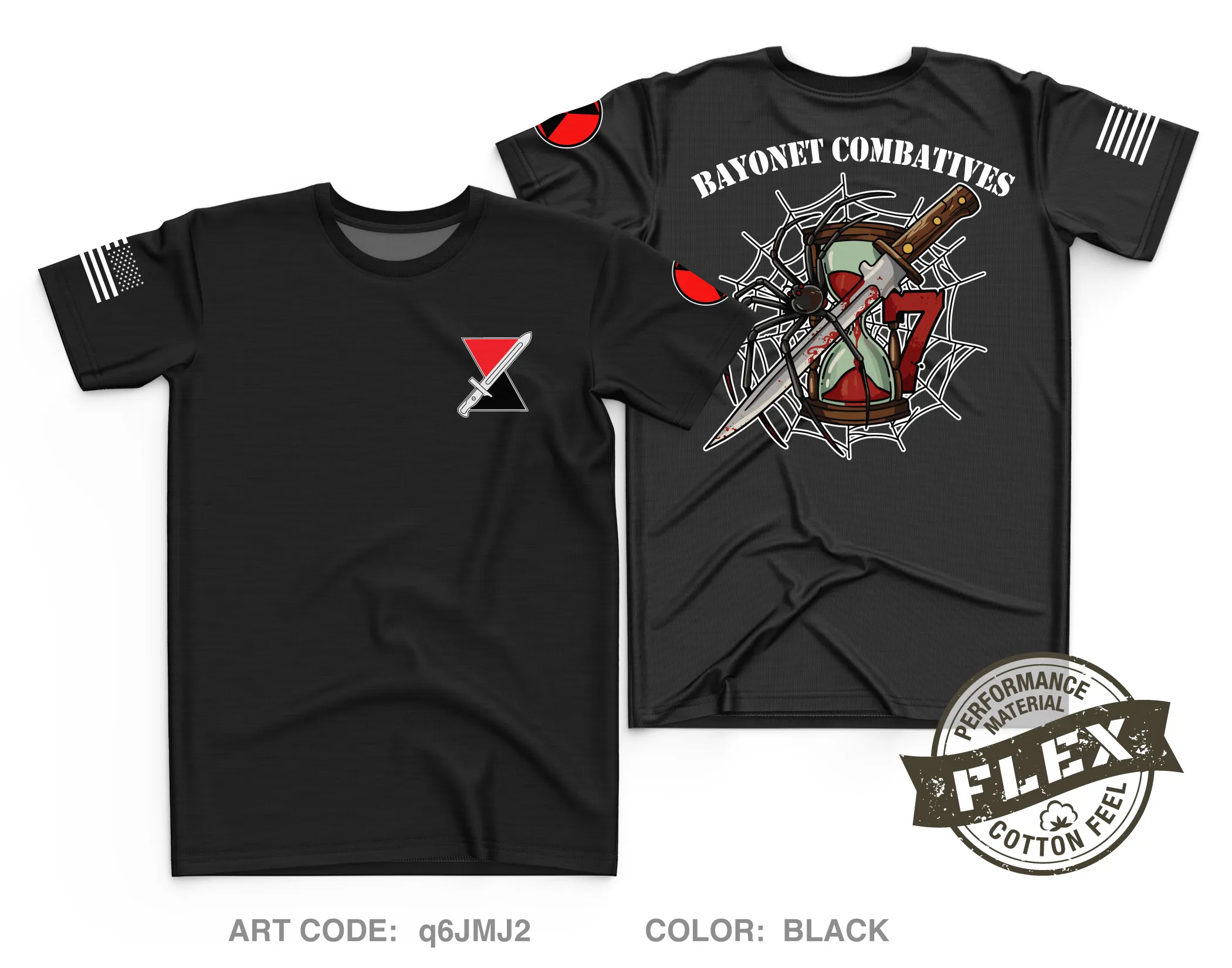 7th Infantry Division Combatives Core Men's SS Flex Performance Tee - q6JMJ2