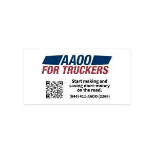AAOO Truck Bumper Sticker