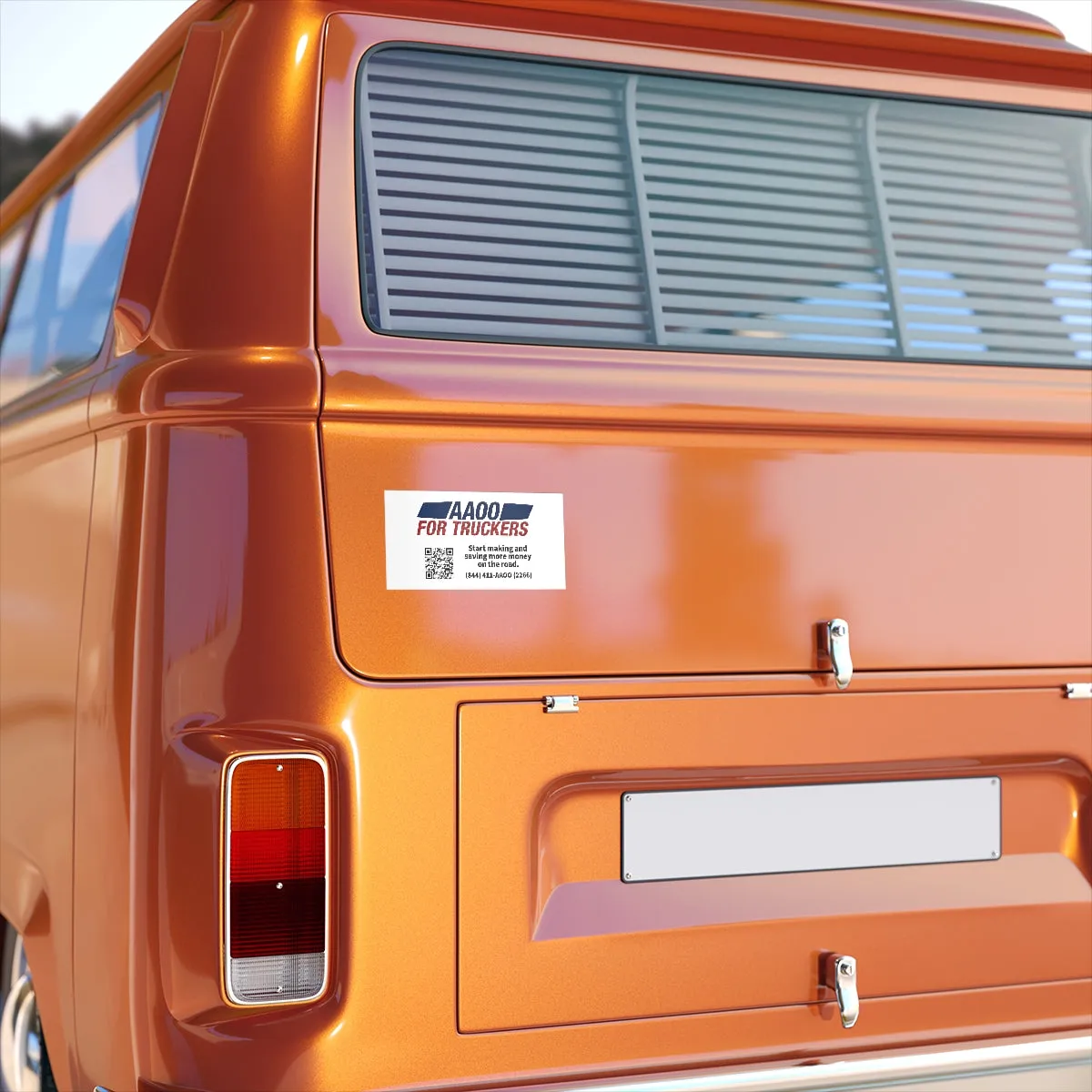 AAOO Truck Bumper Sticker