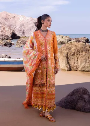 Akbar Aslam | Lawn Collection '24 | Calla Lily