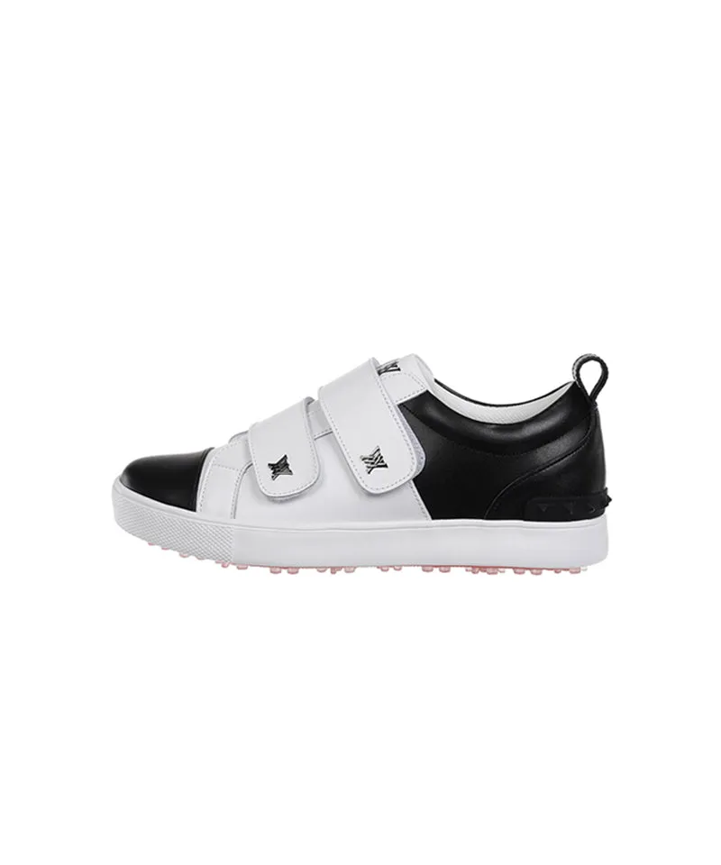 ANEW Golf: Men's Color Block Double Velcro Sneakers - Black
