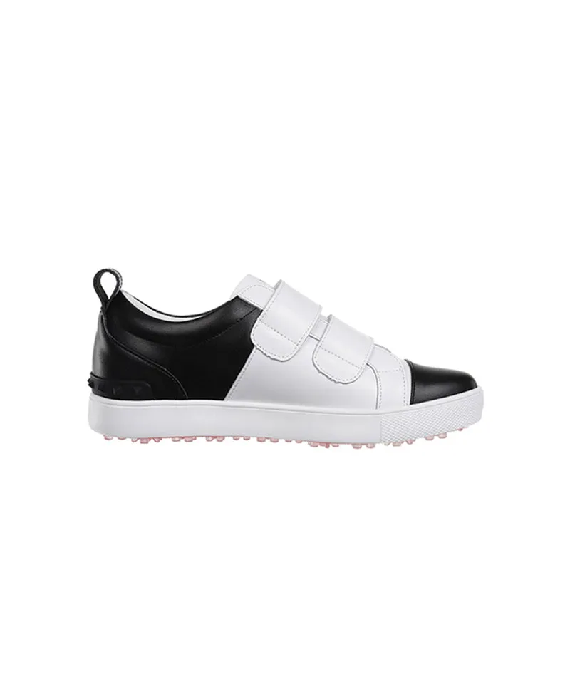 ANEW Golf: Men's Color Block Double Velcro Sneakers - Black