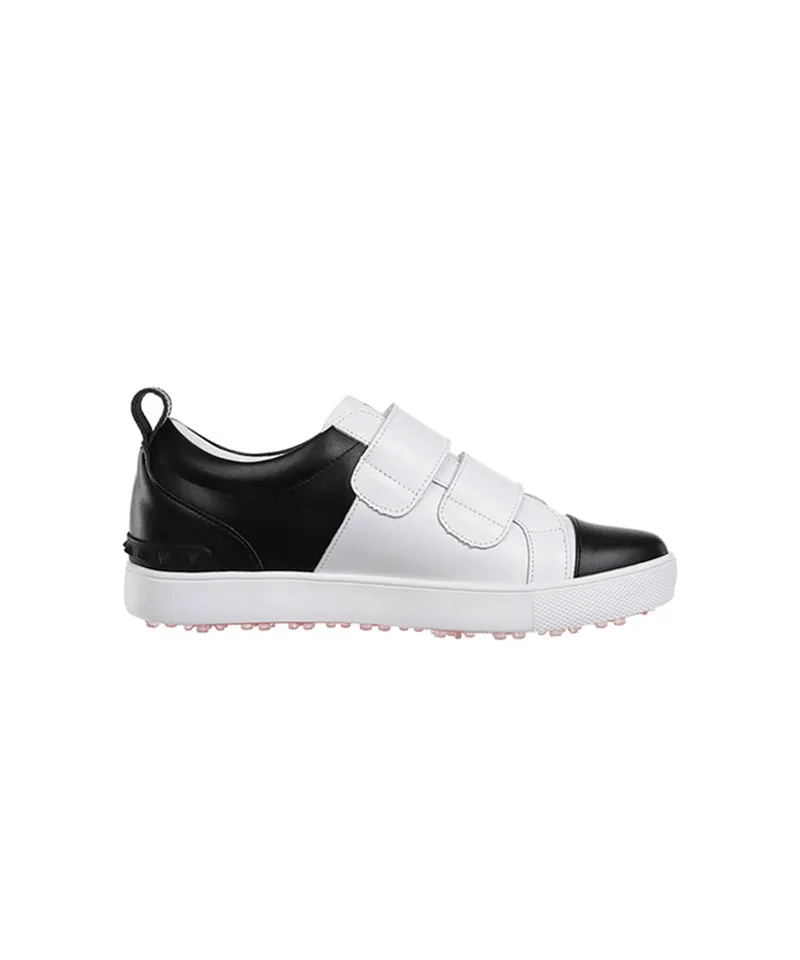 ANEW Golf: Men's Color Block Double Velcro Sneakers - Black