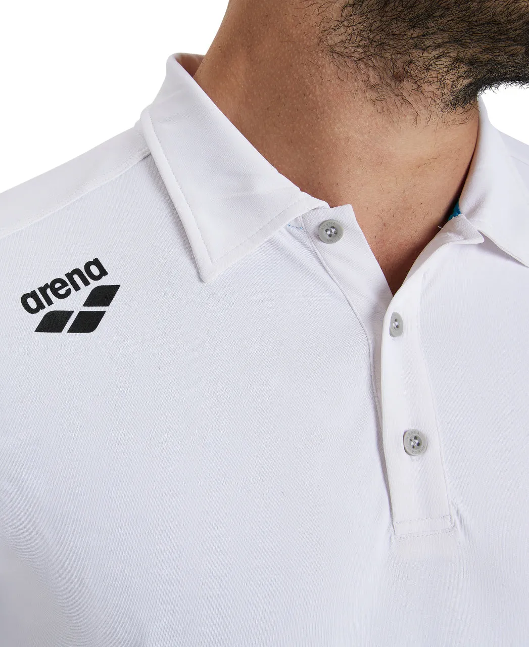 Arena Team Unisex Solid Polo Shirt - White