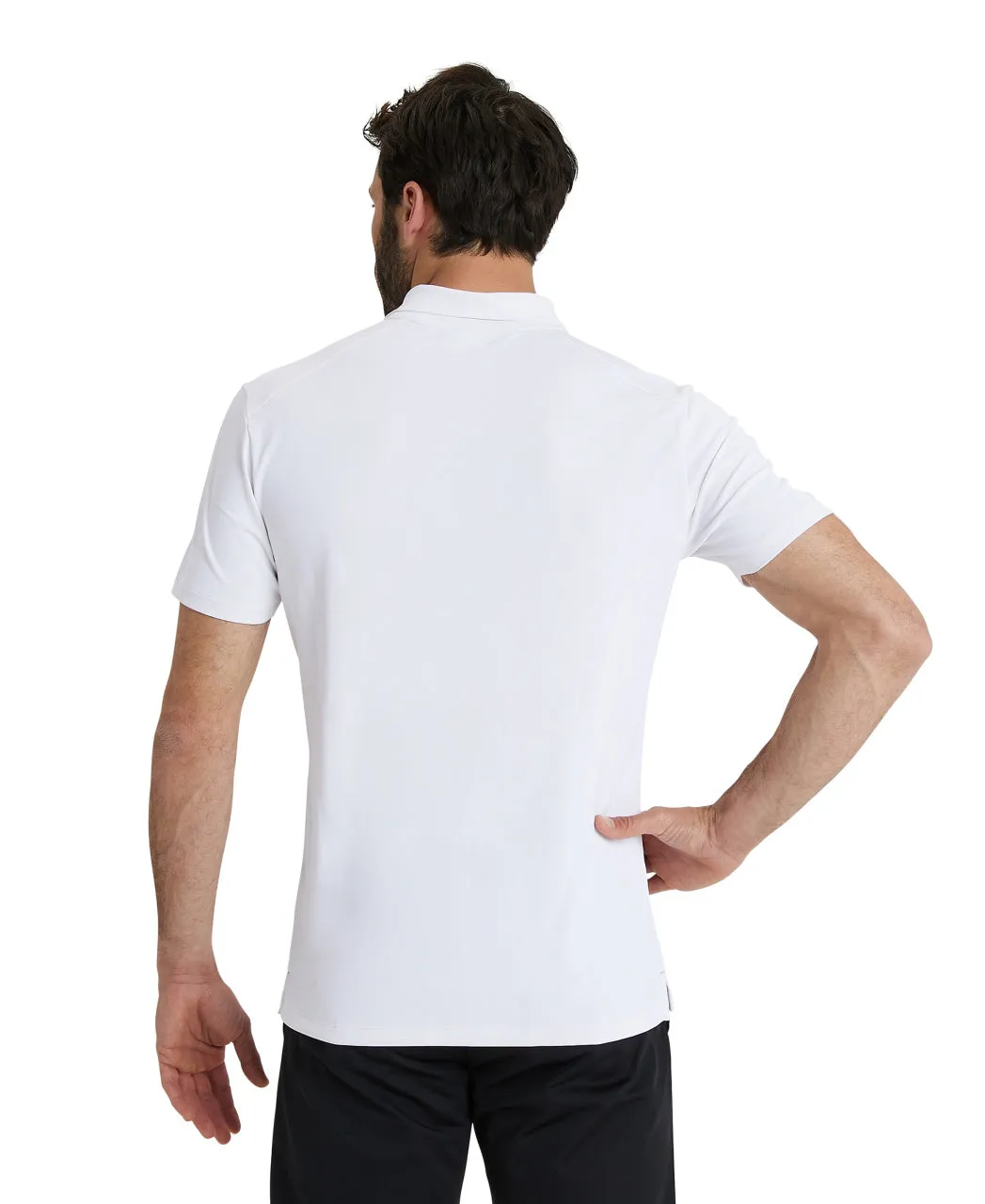 Arena Team Unisex Solid Polo Shirt - White