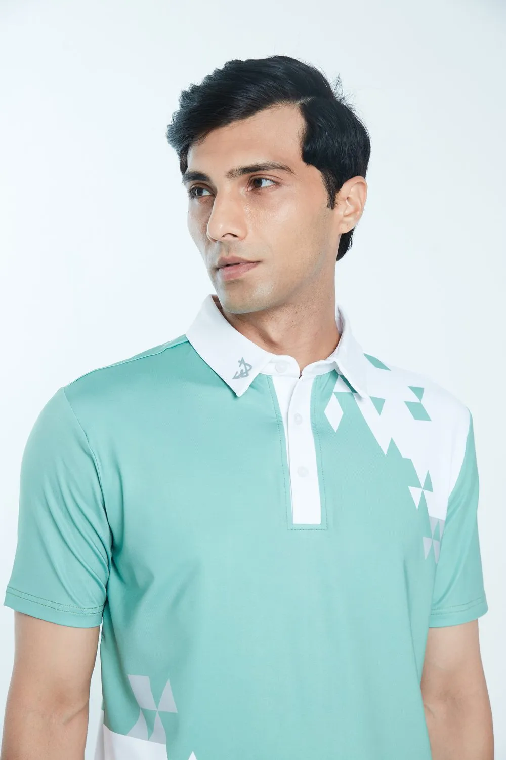 Athletic Drive Mens Polo Diamond Dilly – Pastel Green