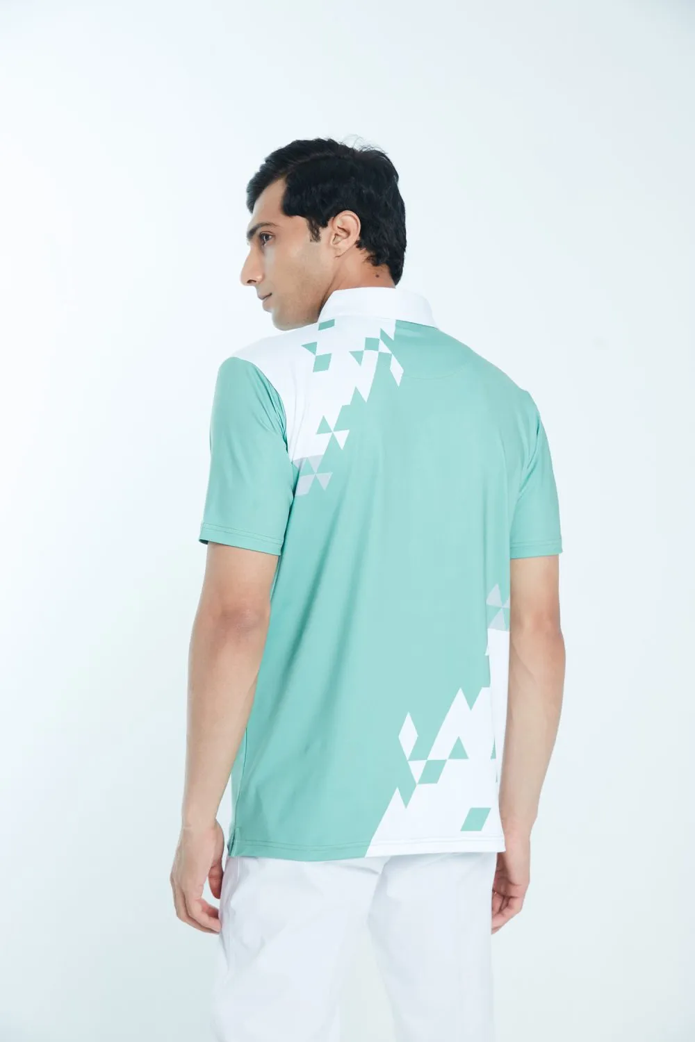 Athletic Drive Mens Polo Diamond Dilly – Pastel Green