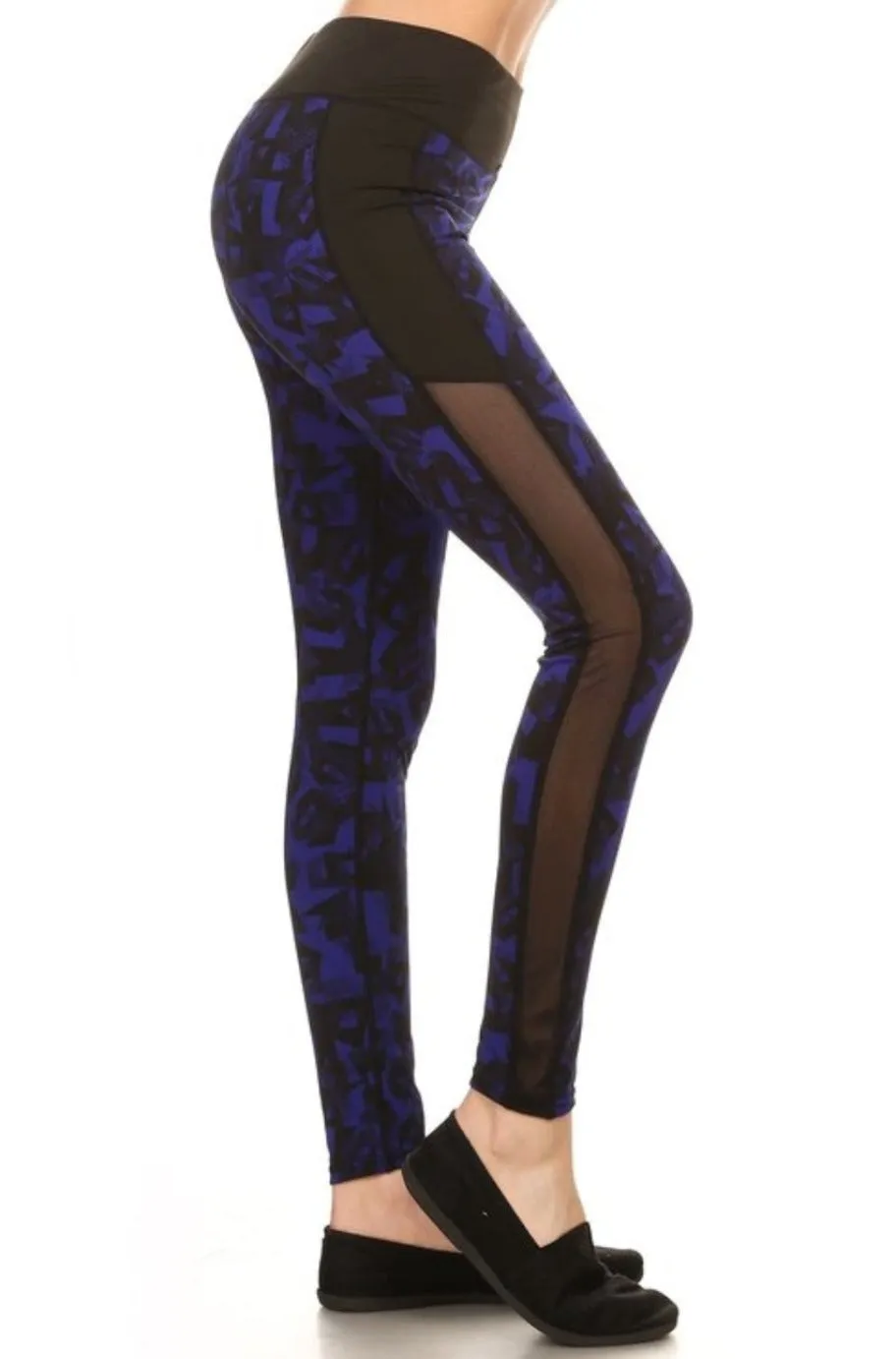 Athletic Leggings With Cooling Mesh By SAM D’MONES