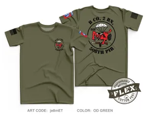 B Co, 2 BN, 508th PIR, 4BCT Core Men's SS Flex Performance Tee - je8mET