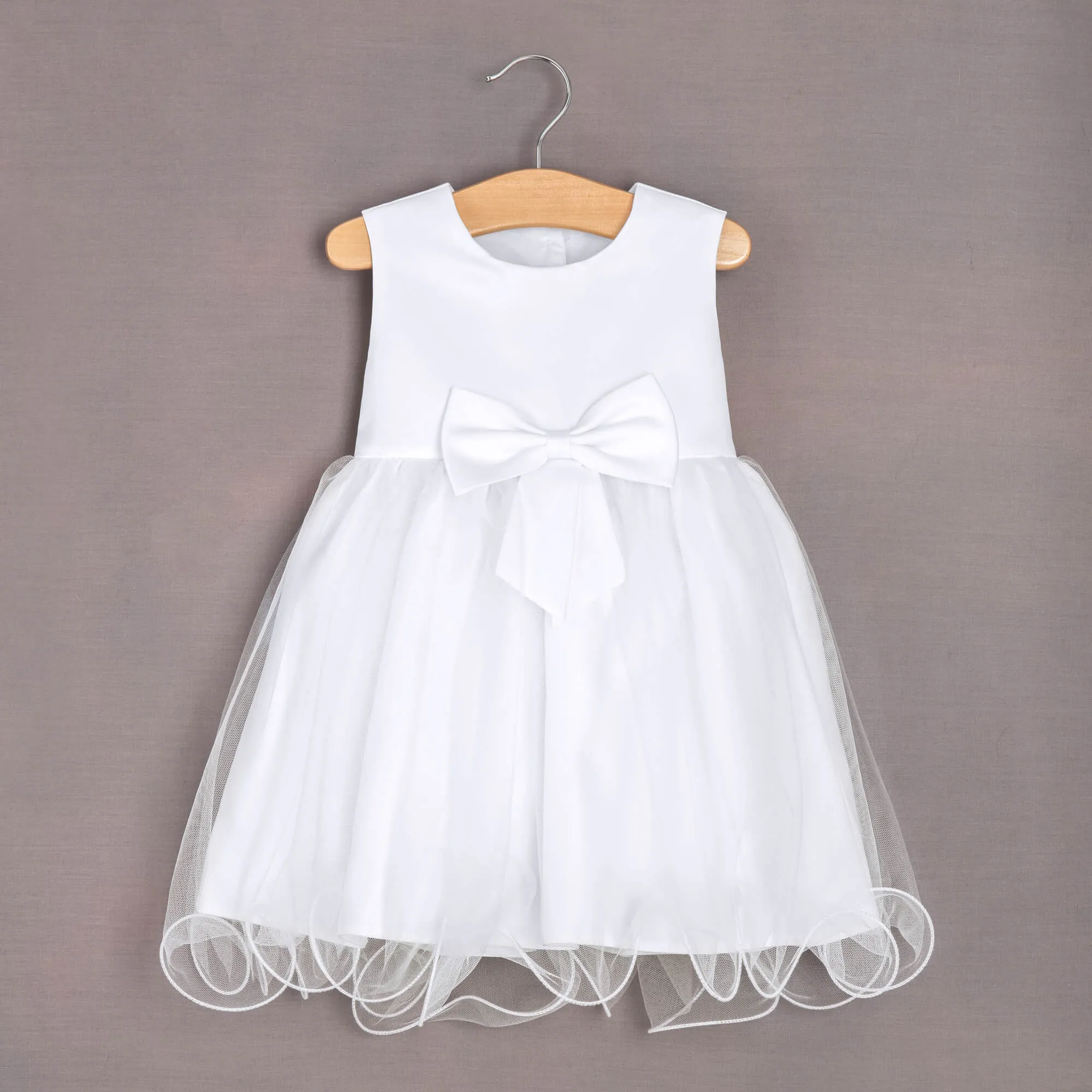 Baby Princess Dress and Bolero - White