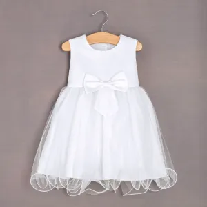 Baby Princess Dress and Bolero - White