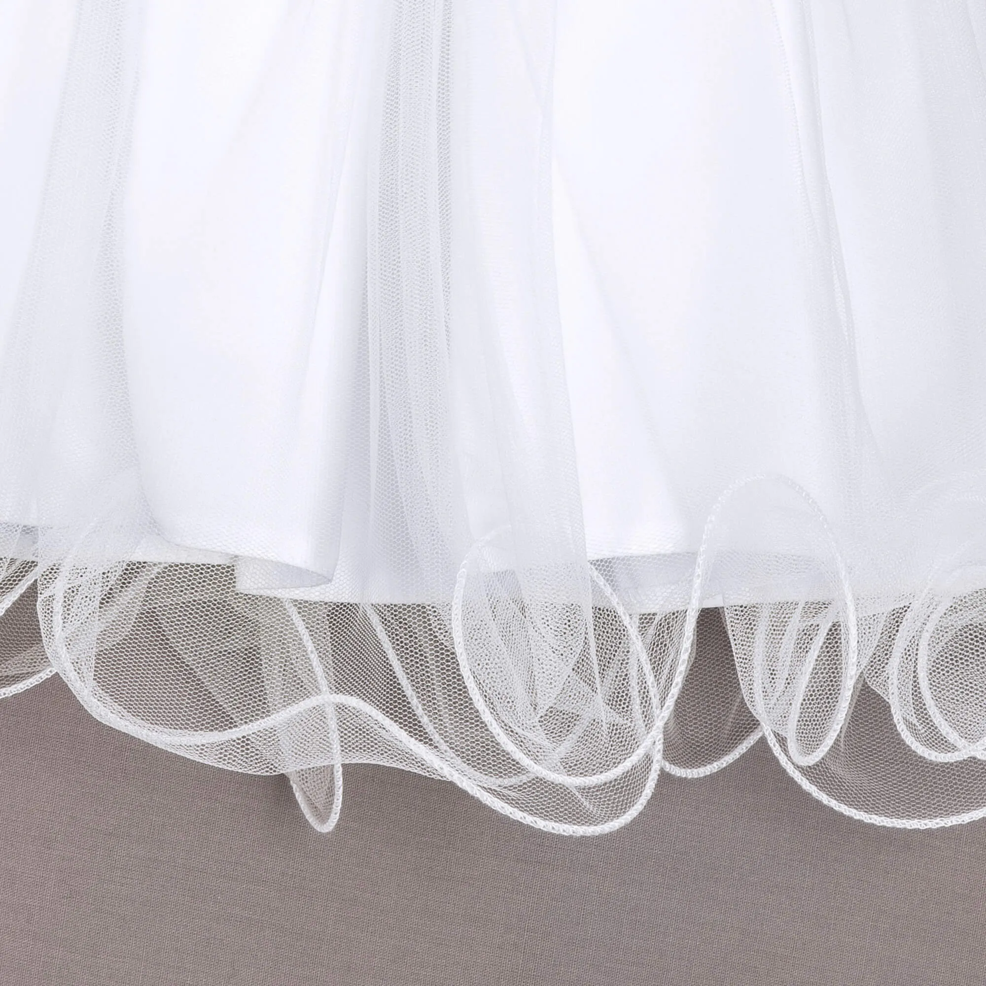 Baby Princess Dress and Bolero - White