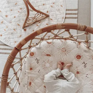 Bambella Waterproof Bassinet Sheet | Bohemian Sunshine