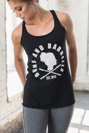 B&B Racerback Tank - Charcoal