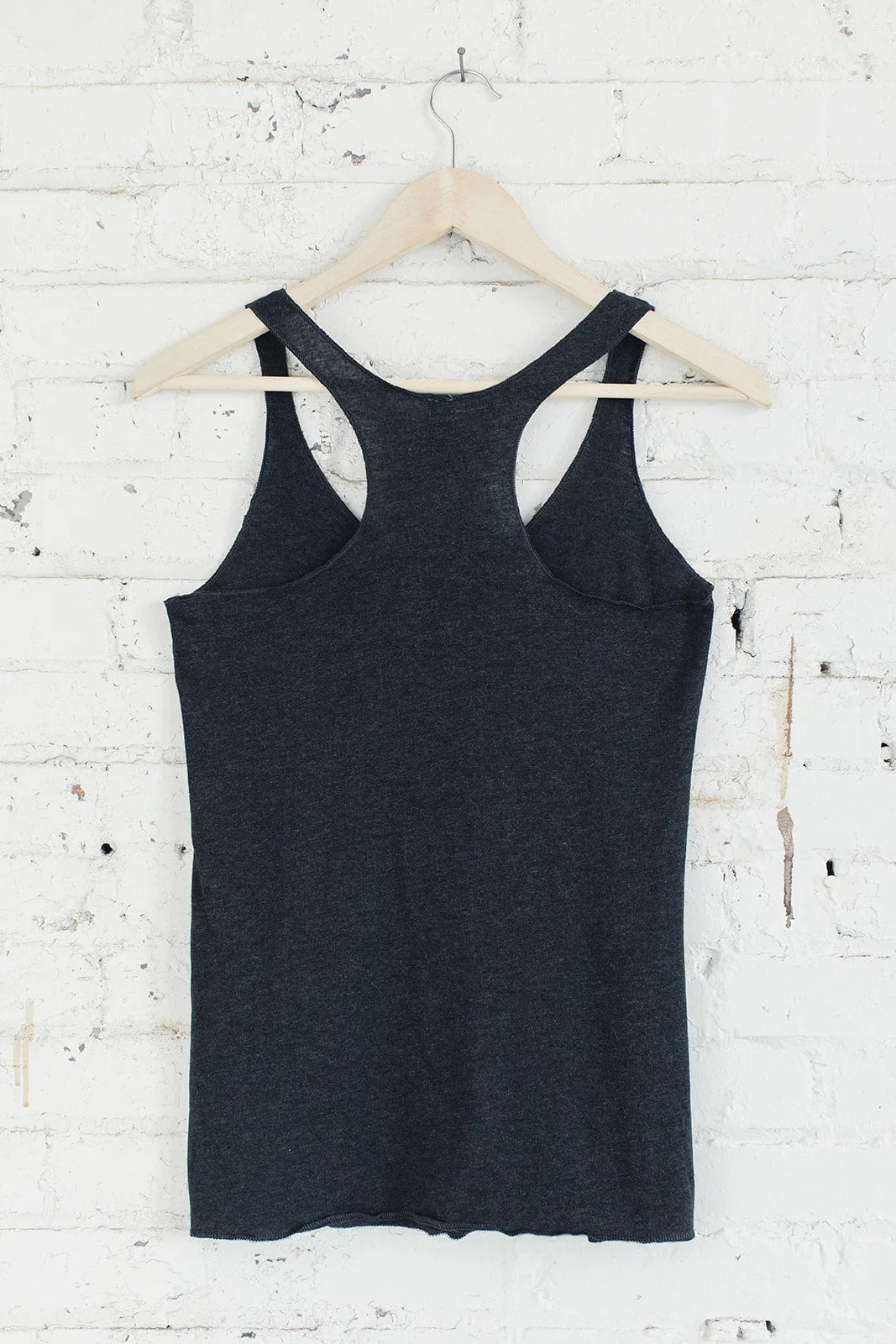 B&B Sugar Skull Racerback Tank - Charcoal