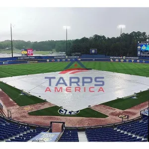 Baseball / Softball Tarps and Covers – 20mil – 10 oz.  Super Heavy Duty Woven Reinforced Polyethylene