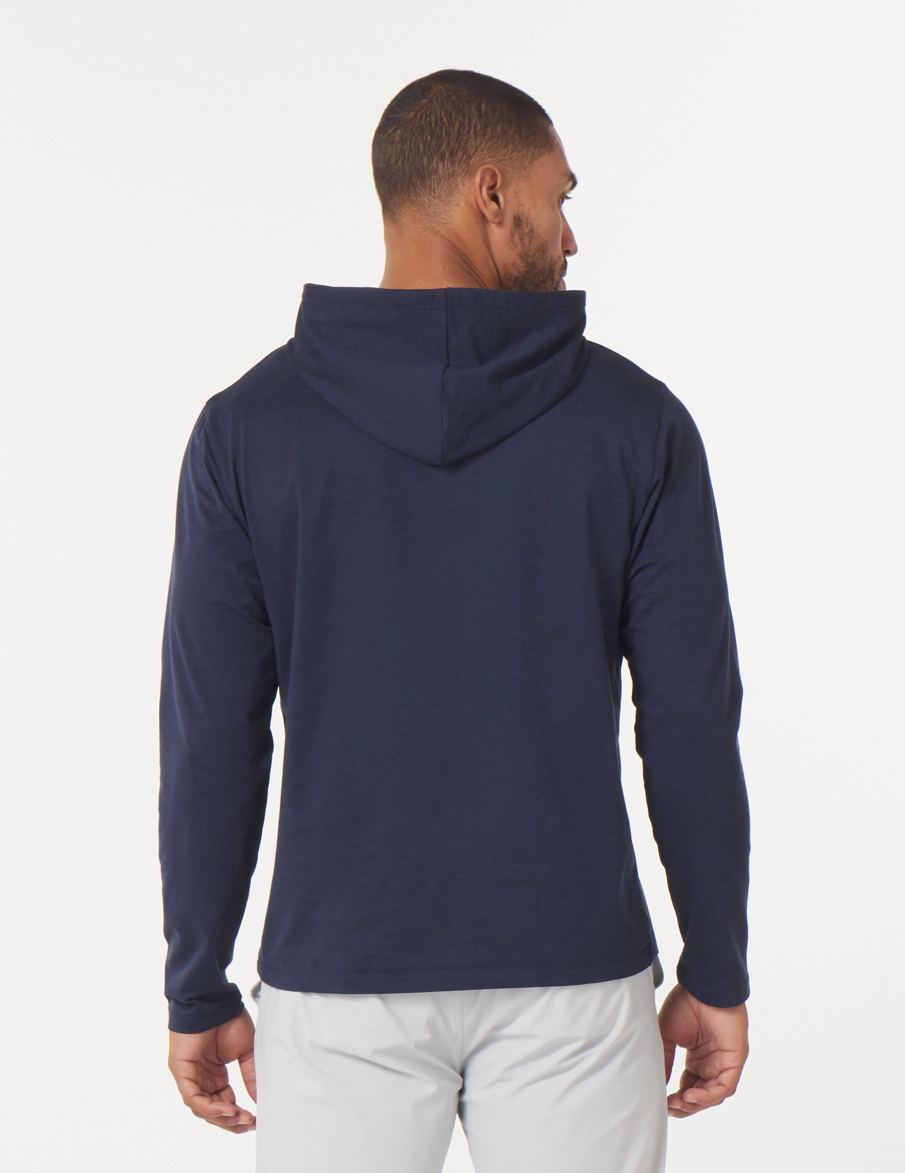 Bedford Hoodie: Navy Marble