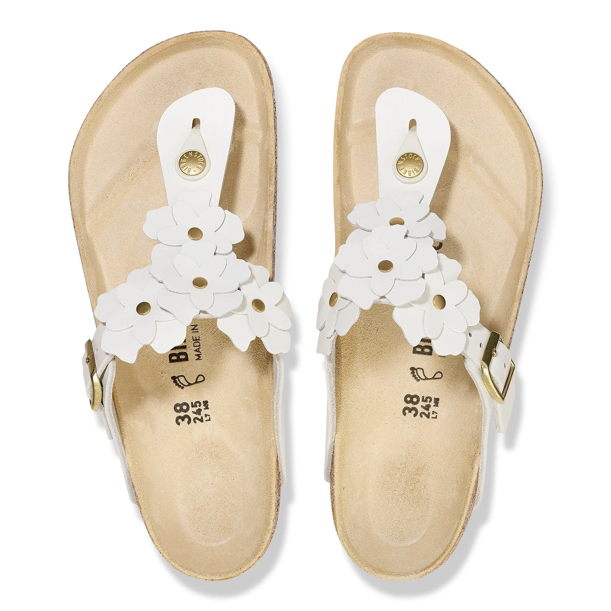 Birkenstock Women's Gizeh Flower Leather