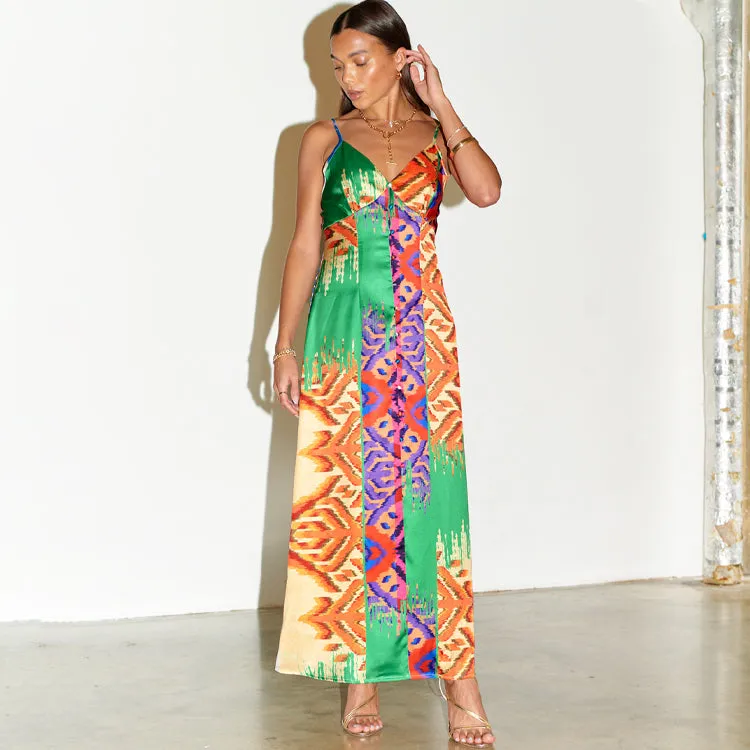Boho Strappy Lindos Dress