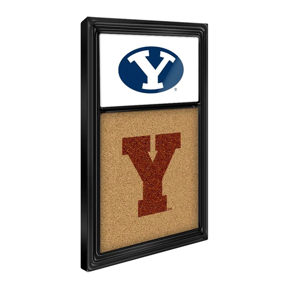 BYU Cougars: Dual Ys - Cork Note Board