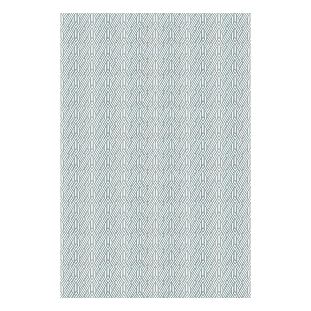 C H Designs "Striped City" Vinyl Floorcloth - Spicher & Co.