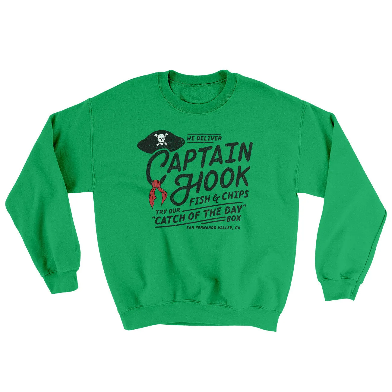 Captain Hook Fish And Chips Ugly Sweater