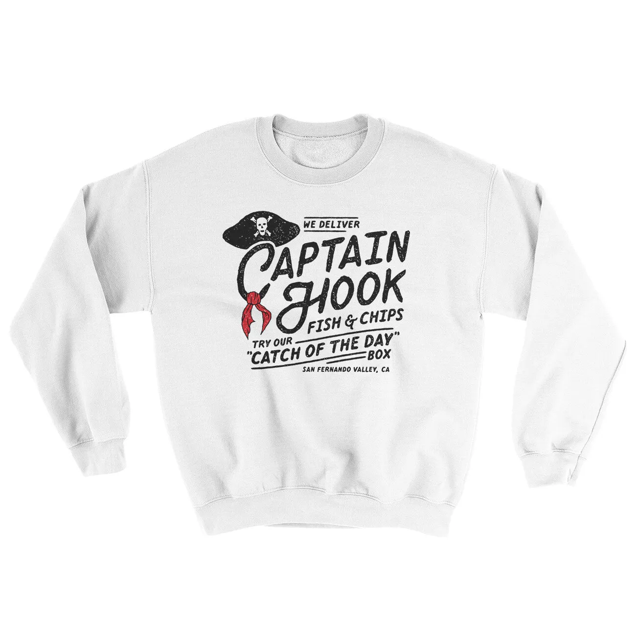 Captain Hook Fish And Chips Ugly Sweater