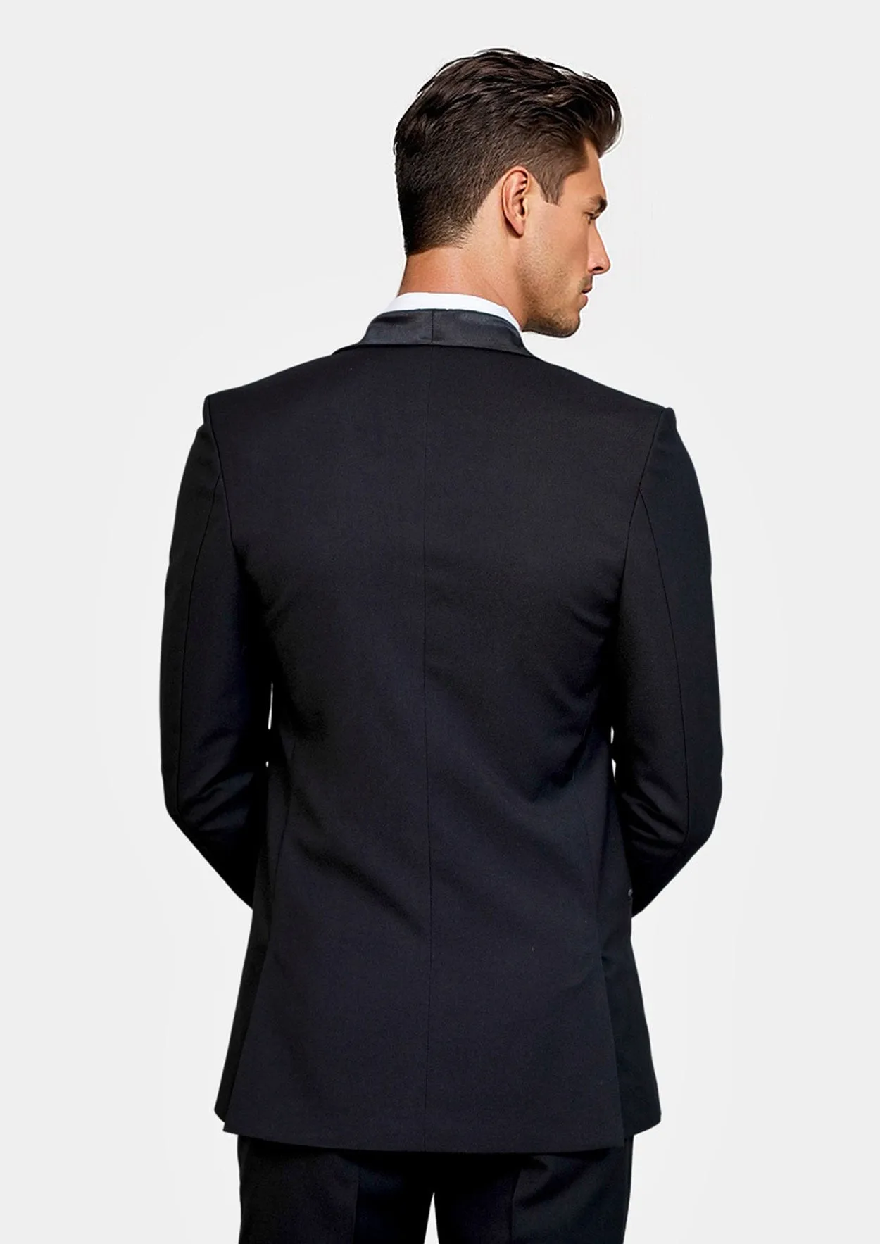 Carnegie Jet Black Twill Tuxedo