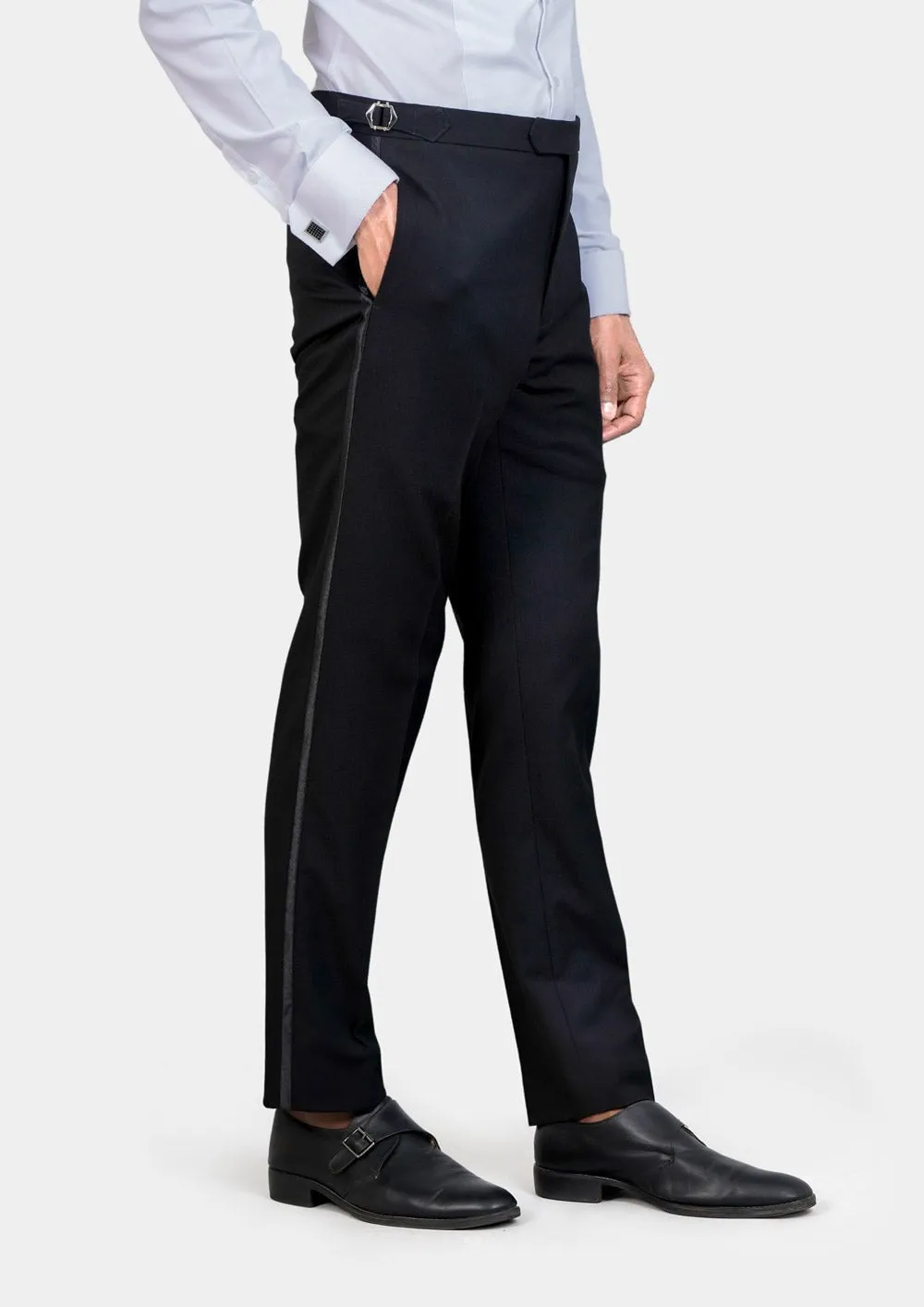 Carnegie Jet Black Twill Tuxedo