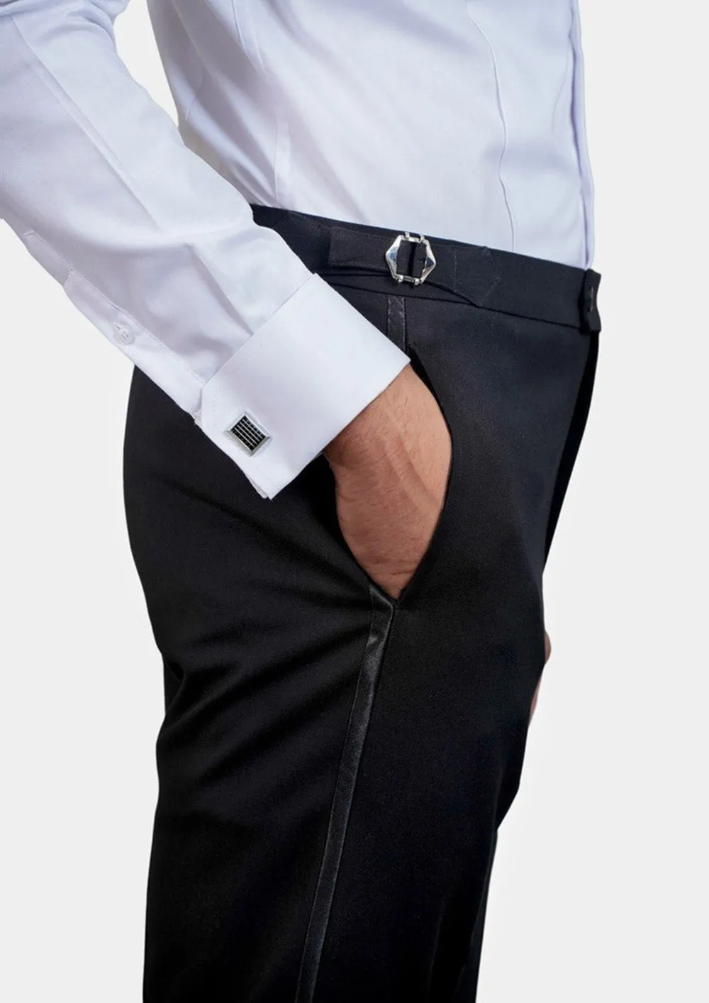 Carnegie Jet Black Twill Tuxedo