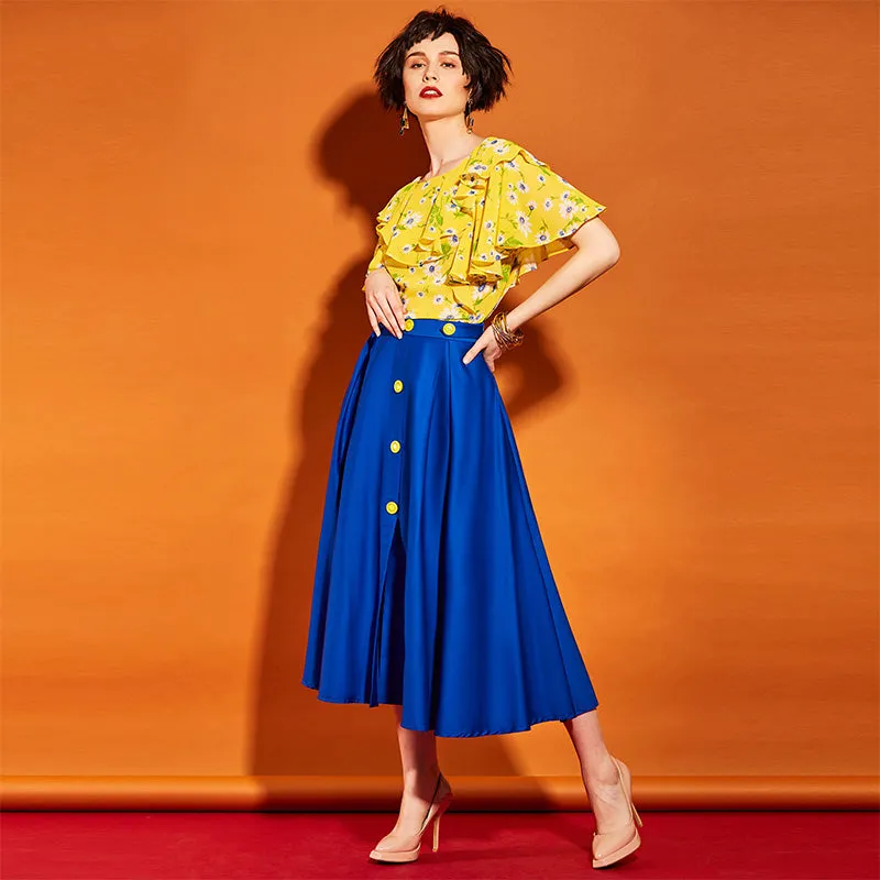 Cassandra Pleated Skirt