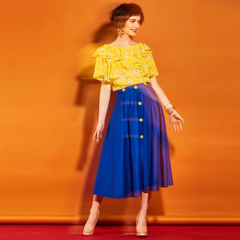Cassandra Pleated Skirt
