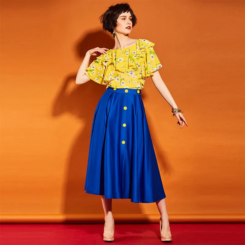 Cassandra Pleated Skirt
