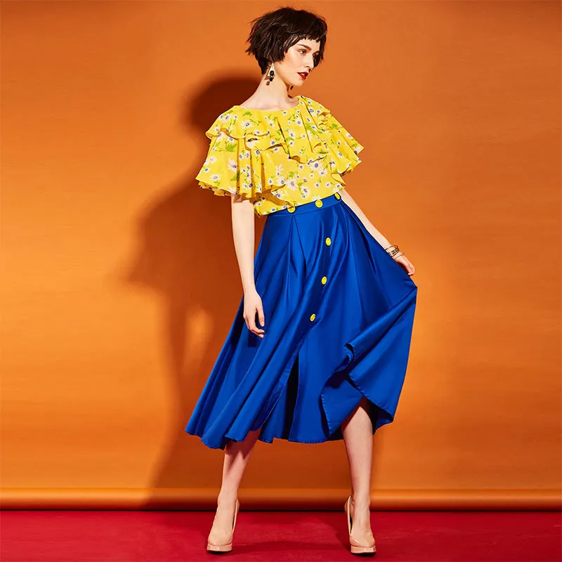 Cassandra Pleated Skirt