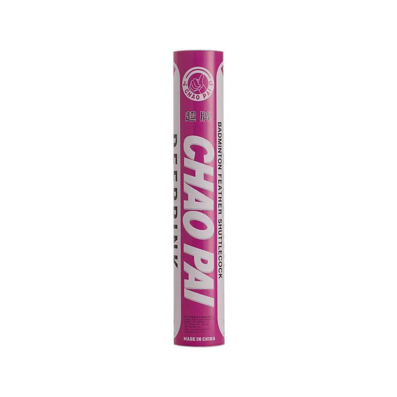 Chao Pai Pink Grade Feather Shuttlecocks