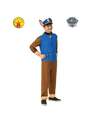 Chase Paw Patrol Onesie Costume, Adult