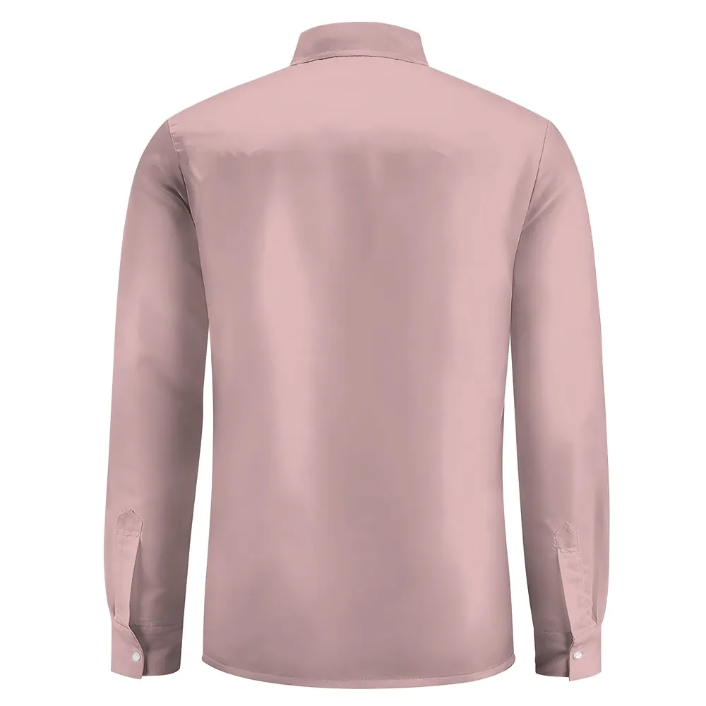 Cheerful Bunny Art Print Casual Long Sleeve Shirt