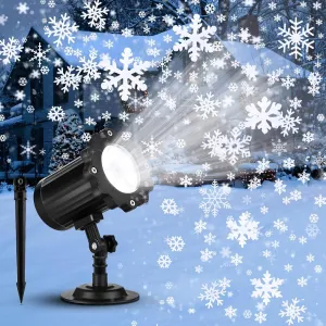 Christmas Projector Lights Outdoor Decoration - 2024 New Vivid Snowflake Led ...